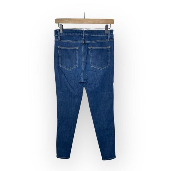 FRAME 24-hour High Waist Crop Skinny Jeans In Henning Size 29 - Picture 4 of 7